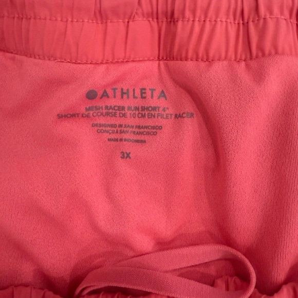 Athleta Women's Plus 3X Hot Pink Athletic Shorts Running Yoga Fitness - Picture 3 of 7